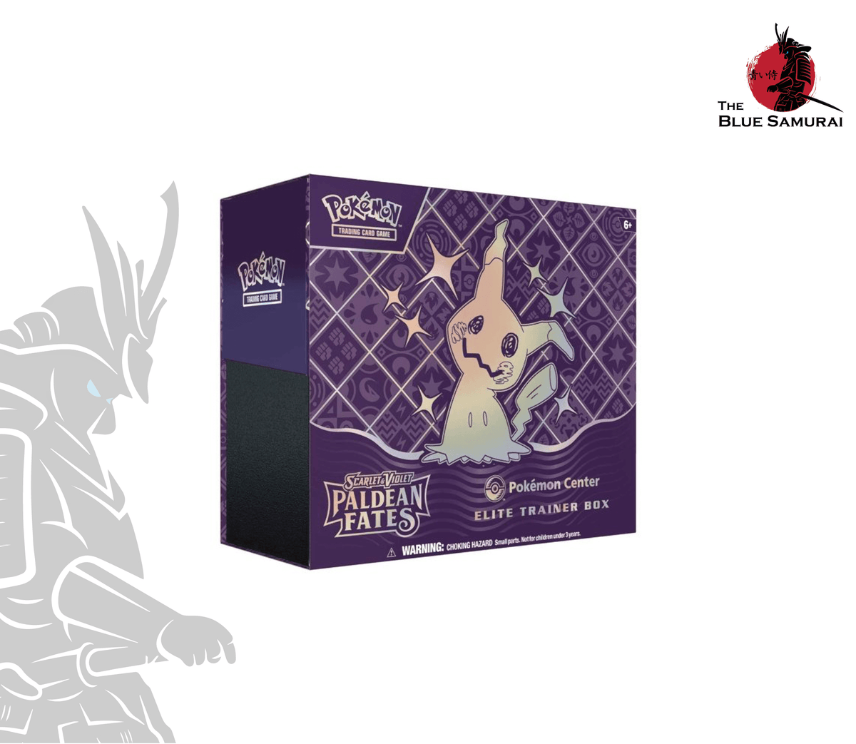 Pokemon TCG Paldean Fates Pokemon Center Elite Trainer Box ETB EN The Blue Samurai
