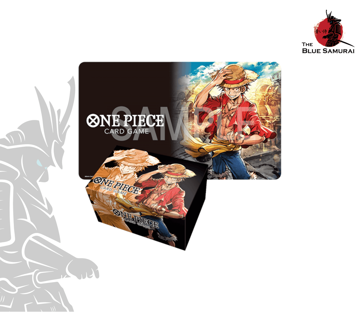 One Piece TCG Monkey D Luffy Playmat und Storage Box Set vorbestellen