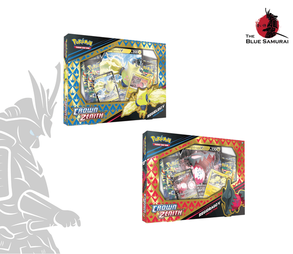 Pokémon Sword & Shield Crown Zenith Regidrago V & Regieleki V Collection Bundle EN